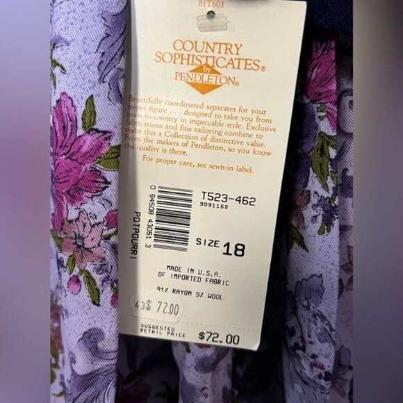 Vintage Pendleton Country Sophisticates 3-Piece Set - Picture 8 of 14